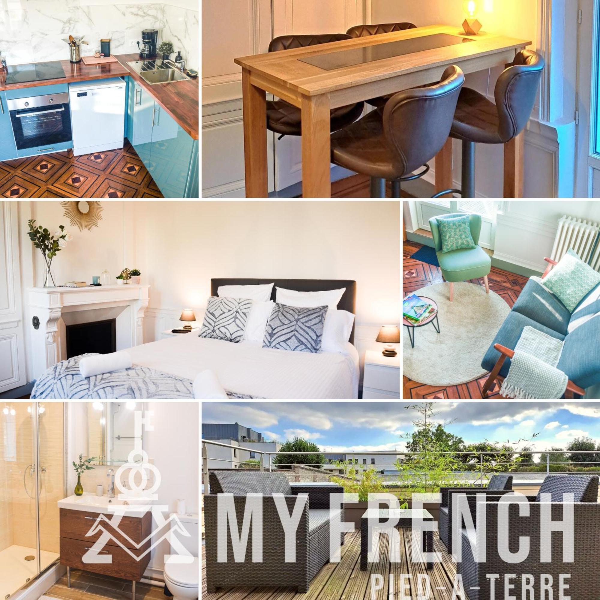 Le Canyon Rouen Centre By Myfrenchpat Terrasse & Parking Εξωτερικό φωτογραφία